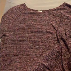 Multicolor flare tail sweater